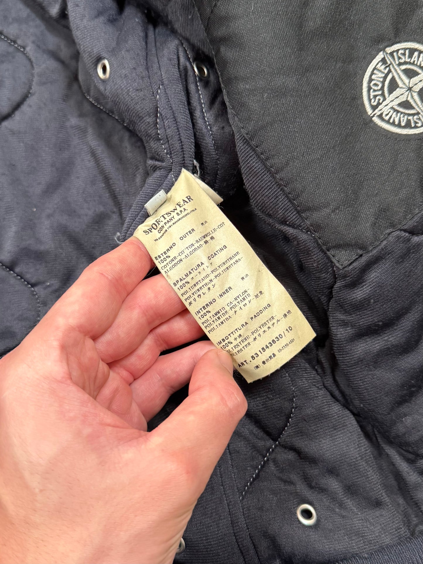 A/W 2010 Stone Island Mussola Gommata Jacket (M)