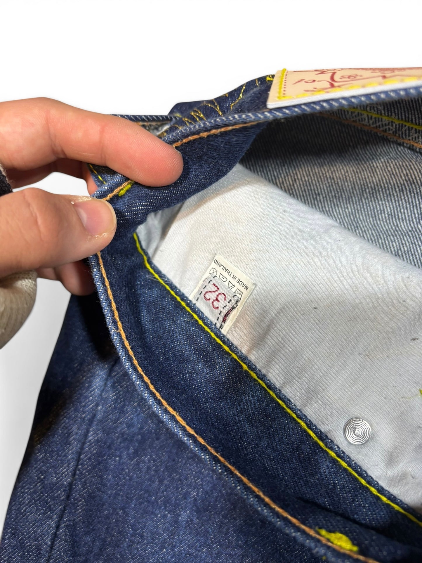 Japanese Style Embroidery Jeans (W32)