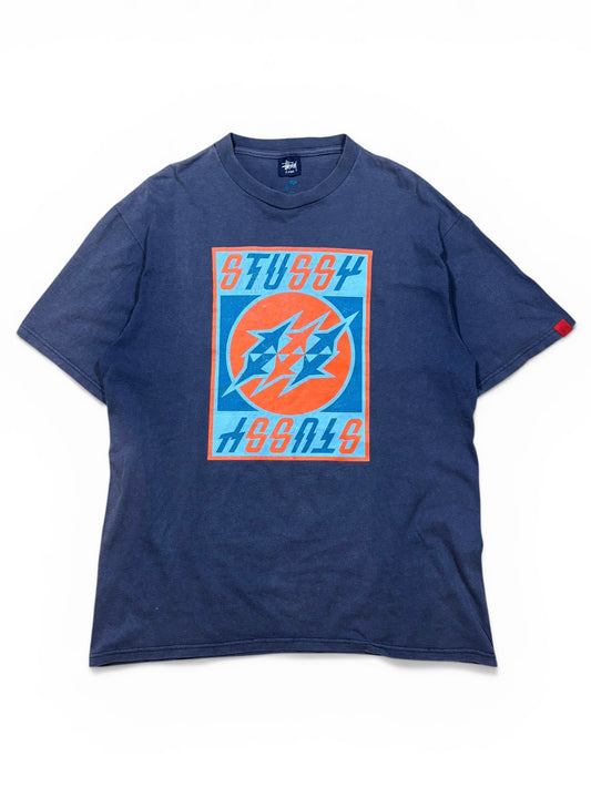 1990s Stussy Lightning Bolt Tee (L)