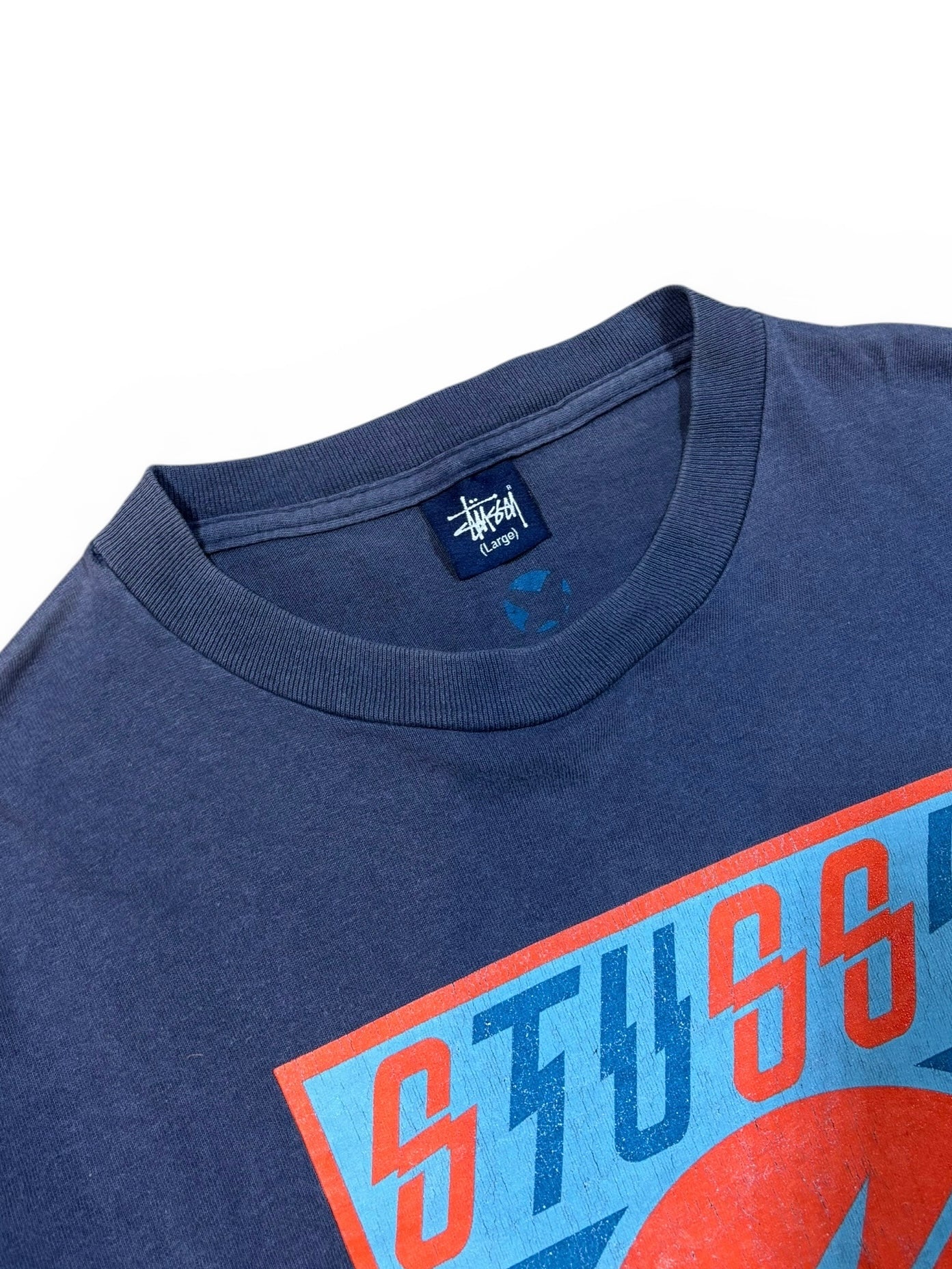 1990s Stussy Lightning Bolt Tee (L)