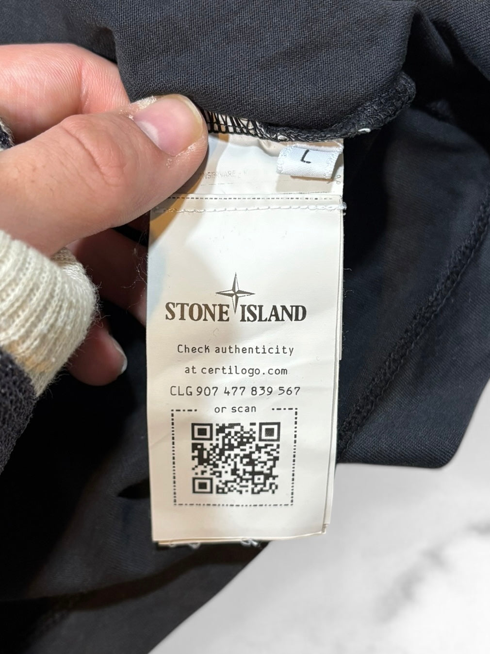 Stone Island Logo Tee (L)