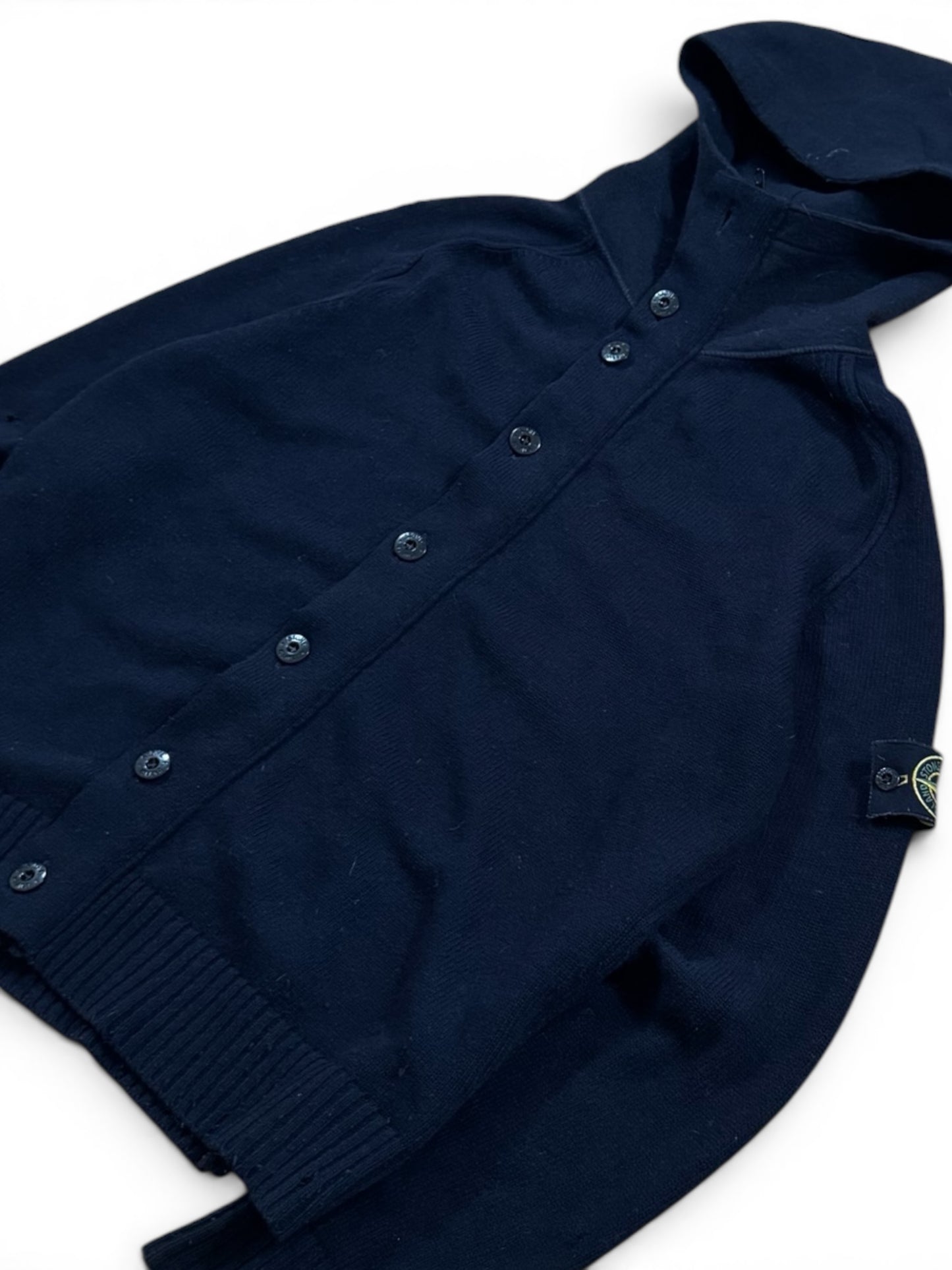 A/W 2006 Stone Island Hooded Knit Jumper (L)